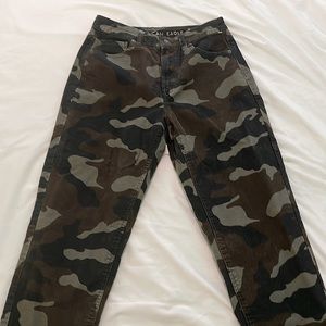American Eagle Camo Corduroy Jeans